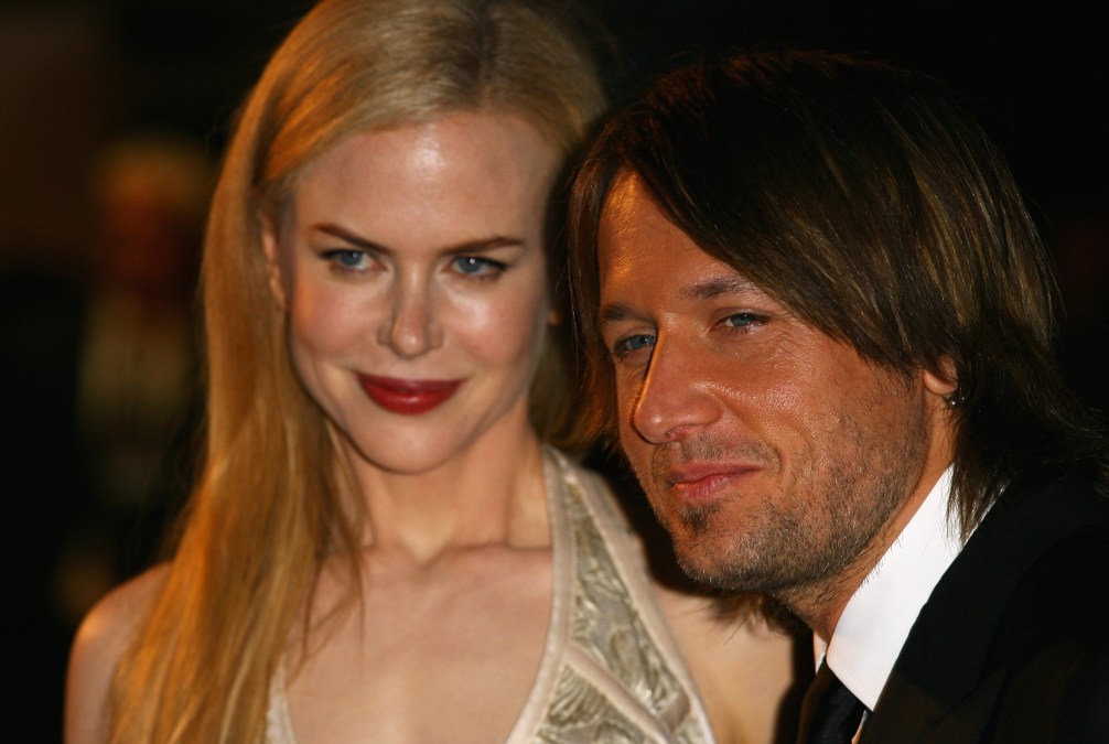 Actress Nicole Kidman and husband Keith Urban