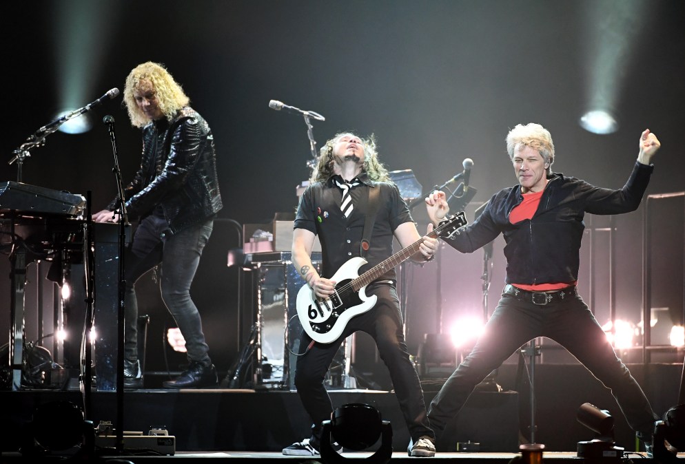 David Bryan, Phil X and Jon Bon Jovi
