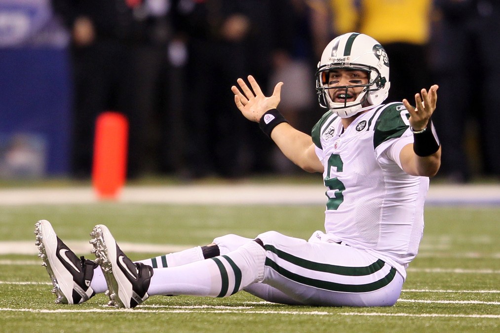 Quarterback Mark Sanchez #6 of the New York Jets