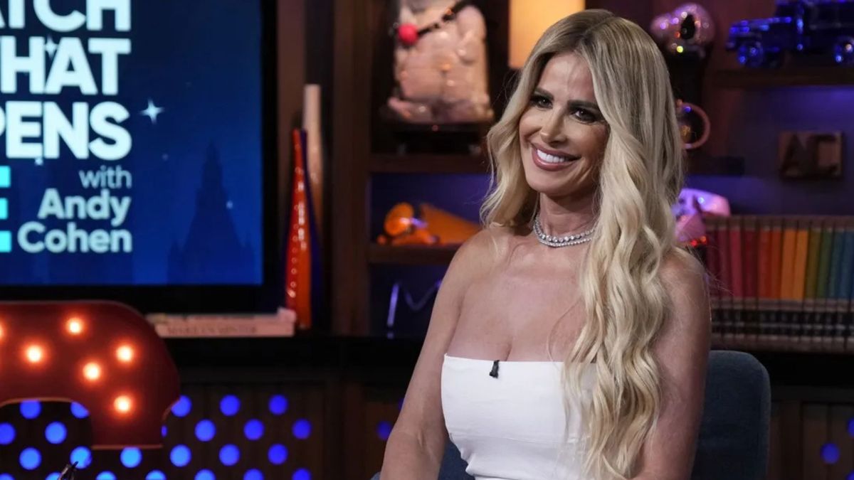 Kim Zolciak smiles on WWHL
