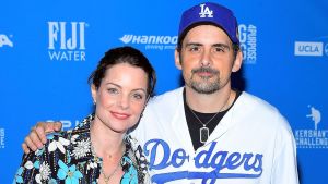 Kimberly Williams-Paisley and Brad Paisley attend FIJI Water, Official Water of Clayton Kershaw's 7th Annual Ping Pong 4 Purpose Fundraiser at Dodger Stadium on August 8, 2019