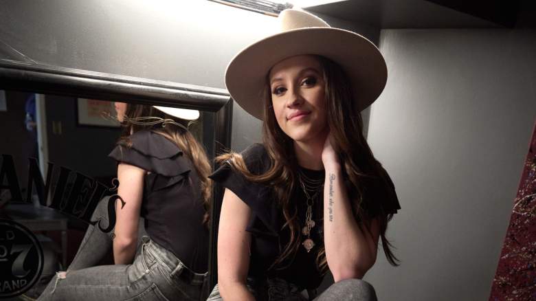 Singer & songwriter Maggie Baugh is seen backstage at 3rd & Lindsley on February 02, 2022