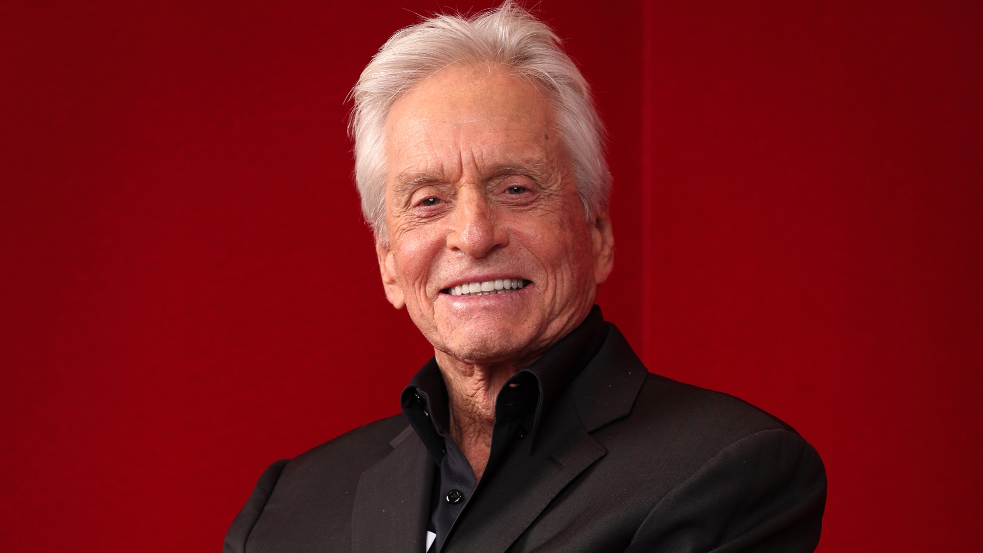 Michael Douglas smiling