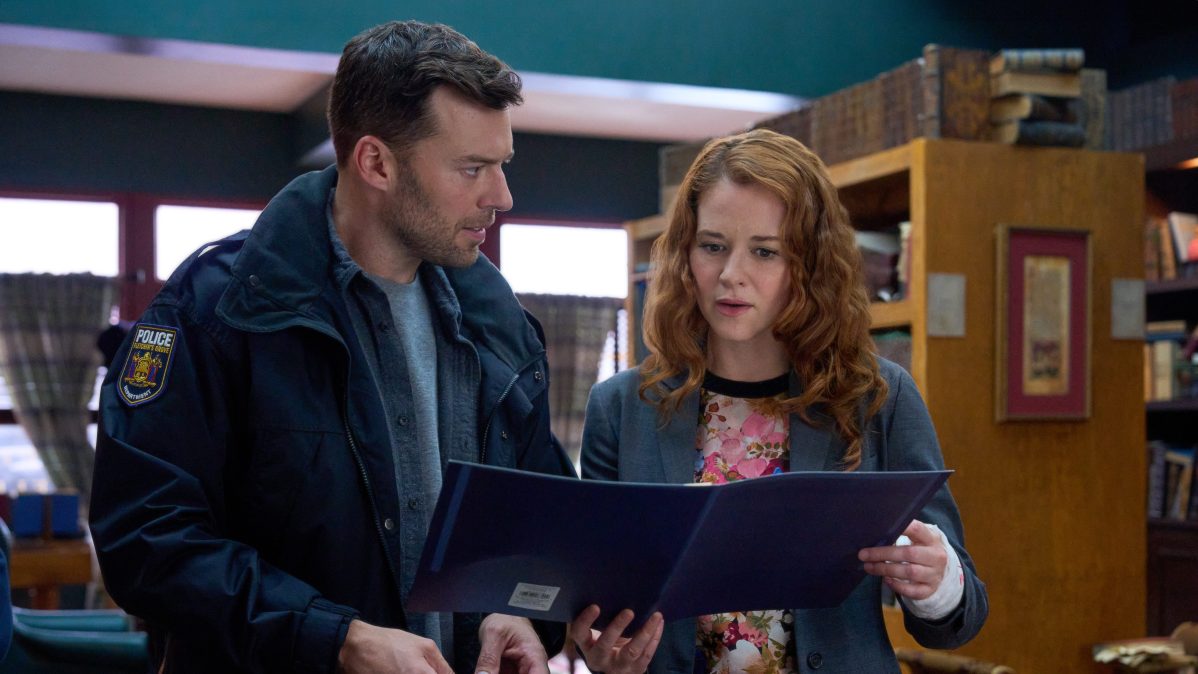 Paul Mooney and Sarah Drew