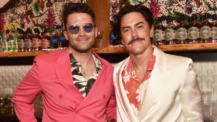 Tom Schwartz poses with Tom Sandoval