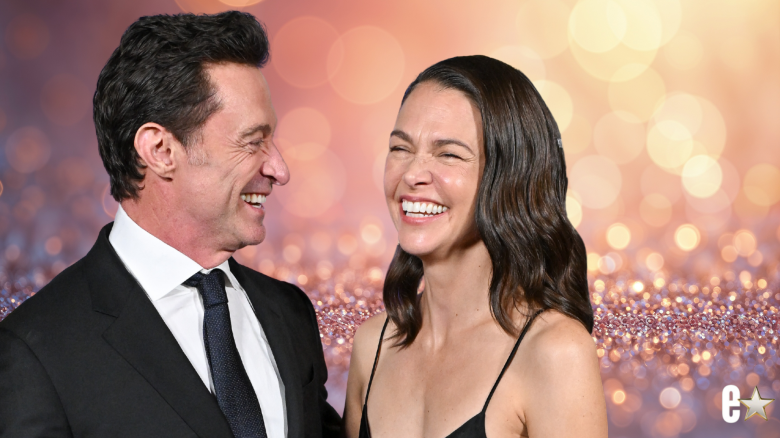 Hugh Jackman Sutton Foster red carpet