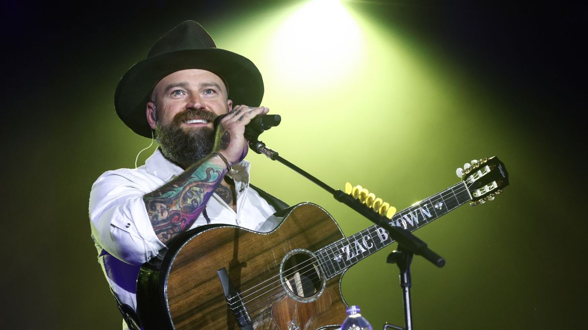 Zac Brown of the Zac Brown Band performs during Warner Music Nashville Lunch and Performance at CRS 2022 at Omni Nashville Hotel on February 23, 2022