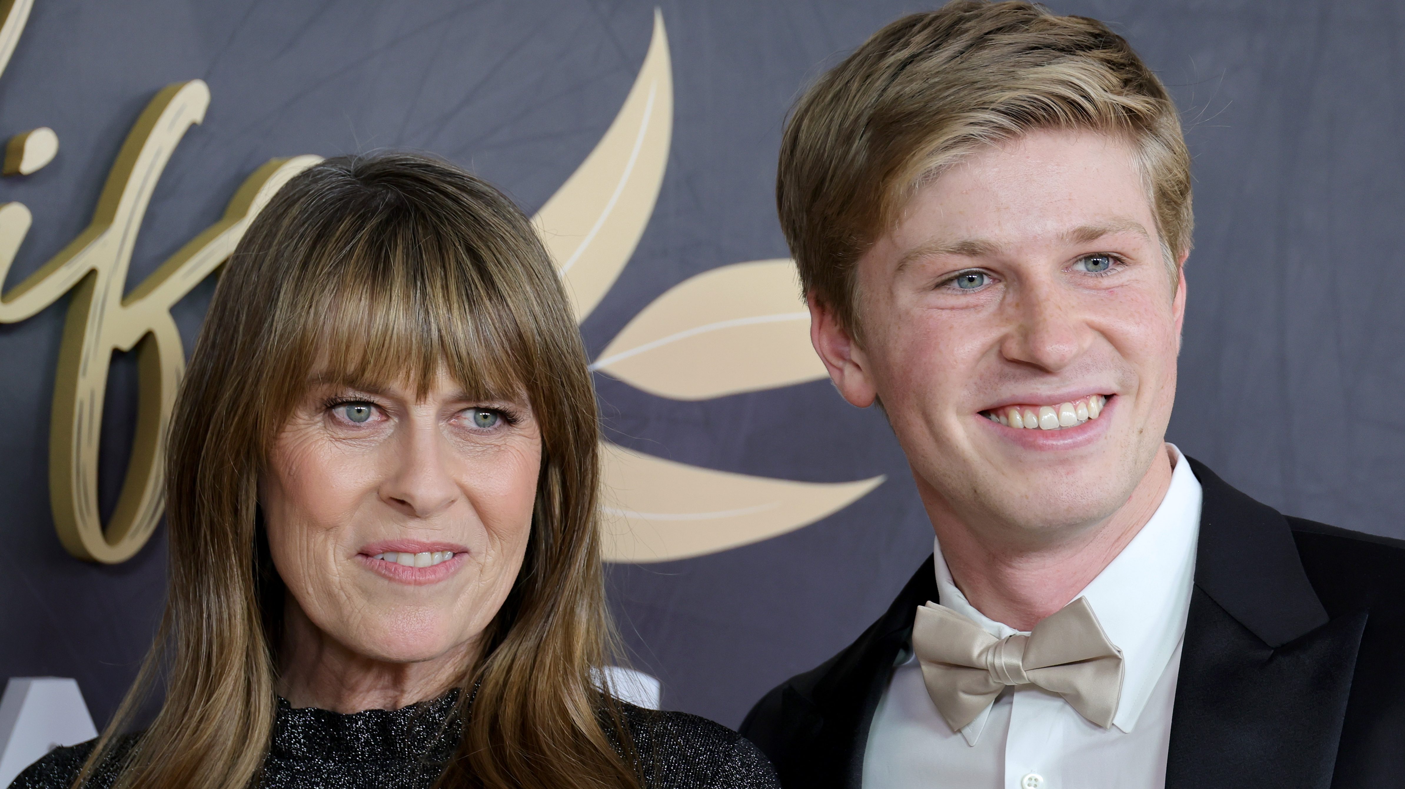 Steve Irwin and Mom Terri Irwin