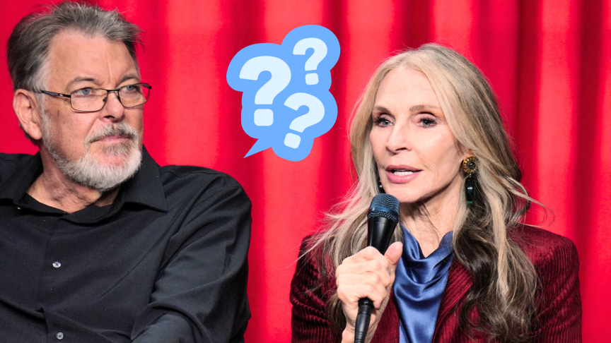 Why did Beverly Crusher leave Star Trek in Season 2?