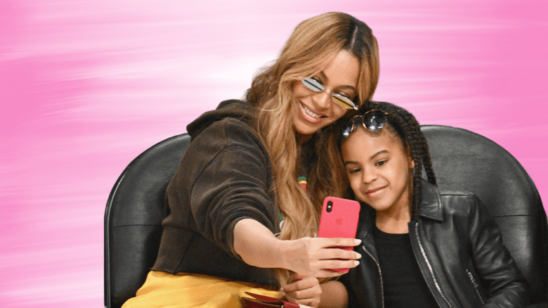 Beyonce rare photo of Blue Ivy