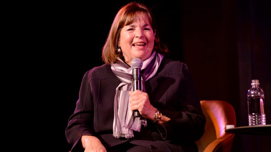 Ina Garten speaks onstage during a talk with Helen Rosner at the 2019 New Yorker Festival