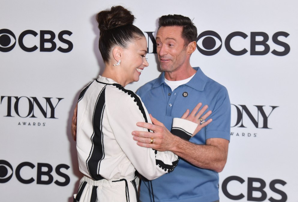 Nominees Hugh Jackman and Sutton Foster attend the 2022 Tony Awards 
