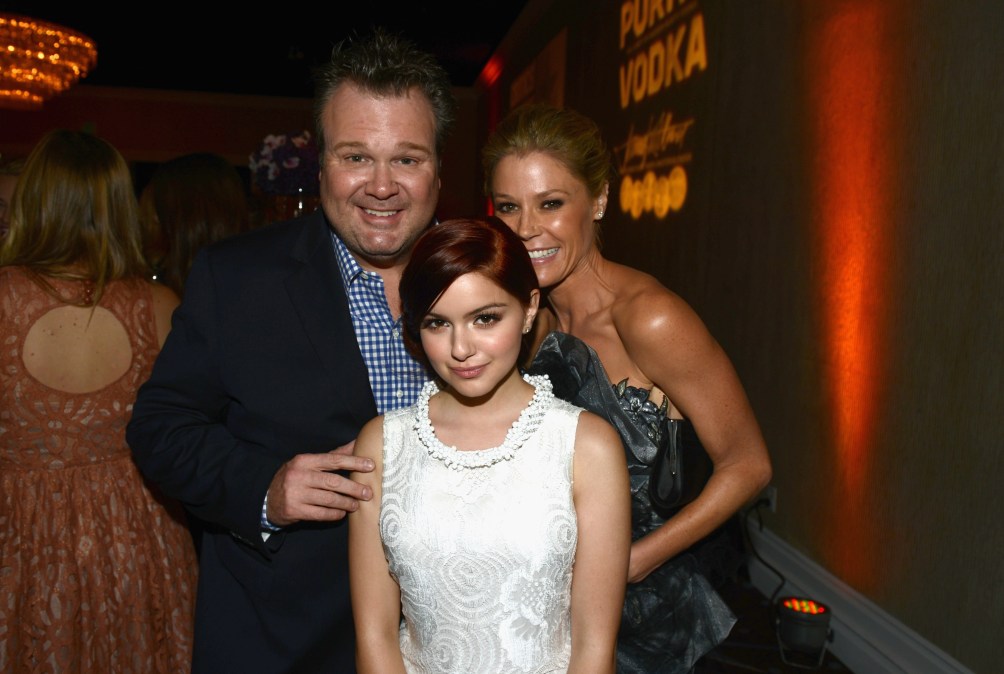 Actors Eric Stonestreet, Ariel Winter, and Julie Bowen 