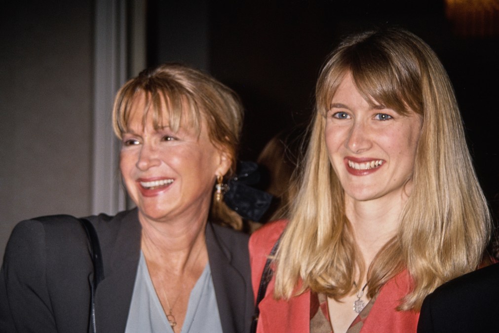 American actress Laura Dern and mother Diane Ladd