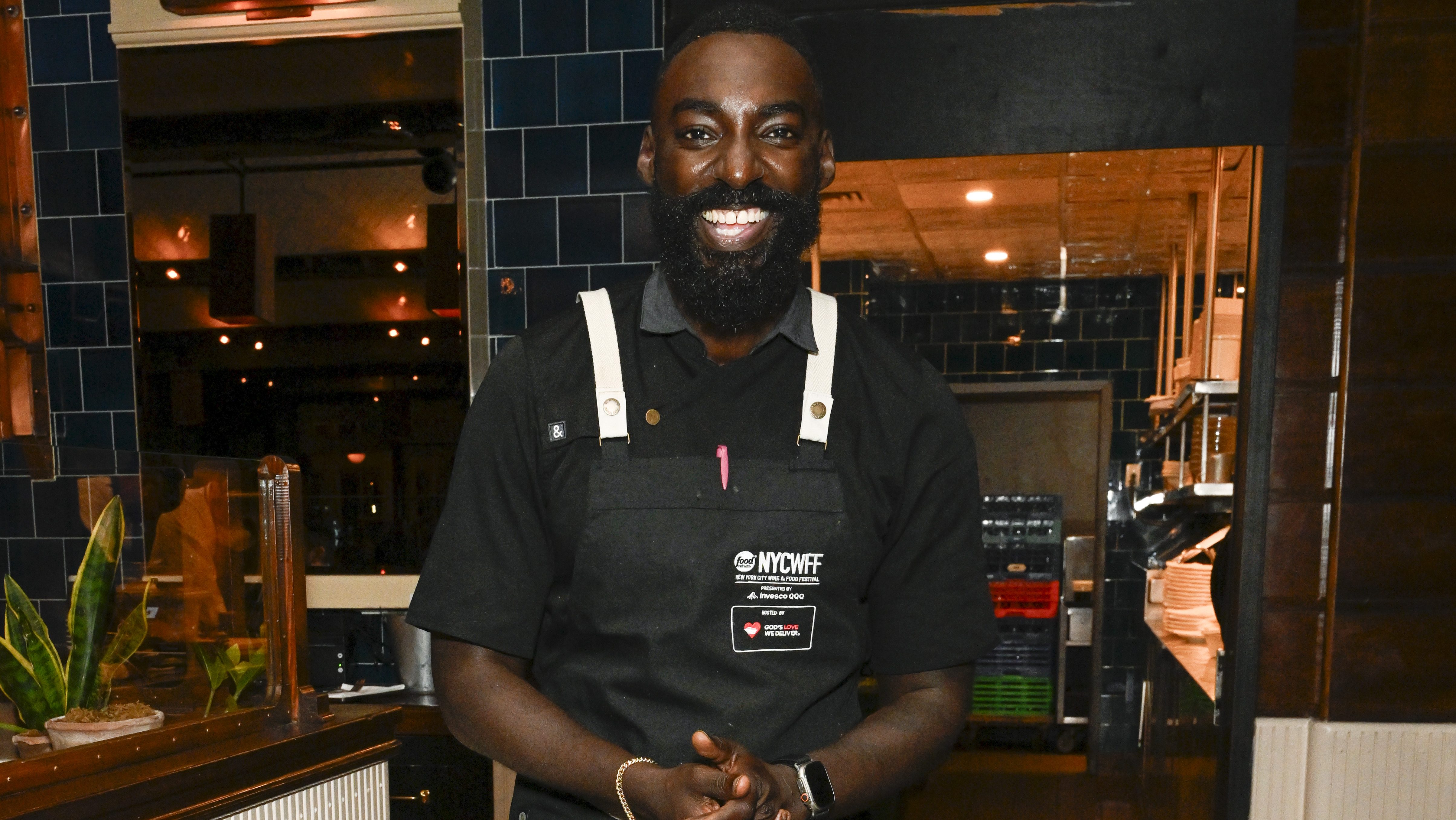 Chef Eric Adjepong poses during the Food Network New York City Wine &amp