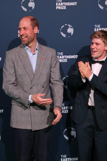 Prince William, Prince of Wales and Earthshot Prize Ambassador, Robert Irwin attend the 2024 Earthshot Prize