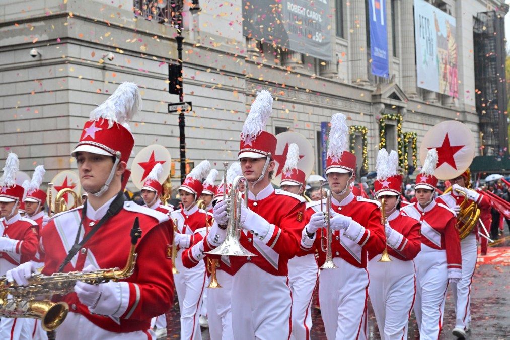 Performers as seen during 98th Macy's Thanksgiving Day Parade 