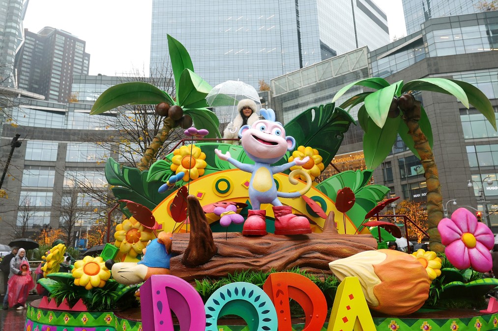 Natti Natasha participates in the 2024 Macy's Thanksgiving Day Parade