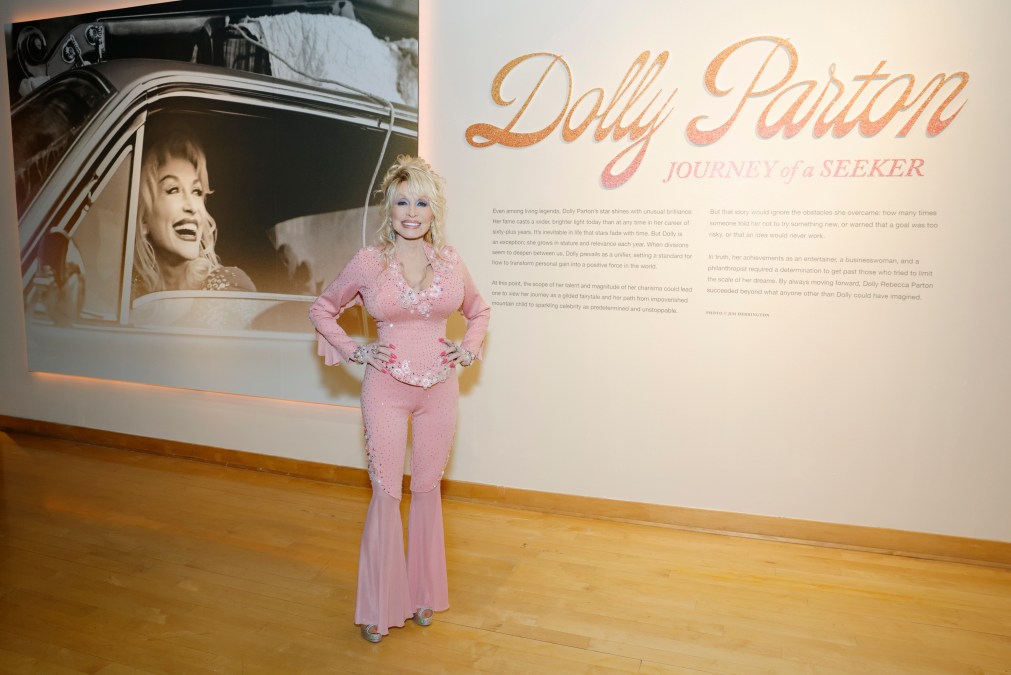 Dolly Parton attends the opening of Country Music Hall of Fame® 