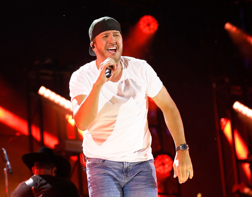 Luke Bryan performs on the main stage