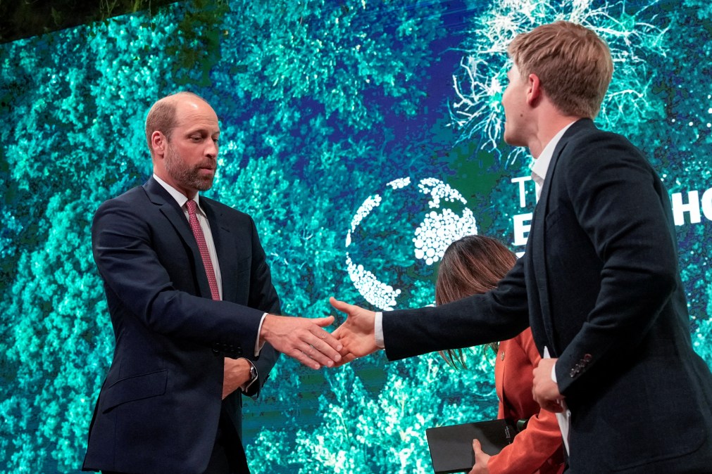 Prince William, Prince of Wales, Founder and President of Earthshot Prize and Robert Irwin, Ambassador for The Earthshot Prize 
