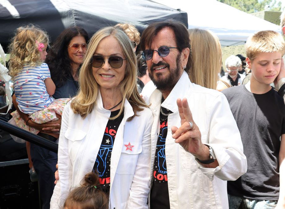 Barbara Bach and Ringo Starr
