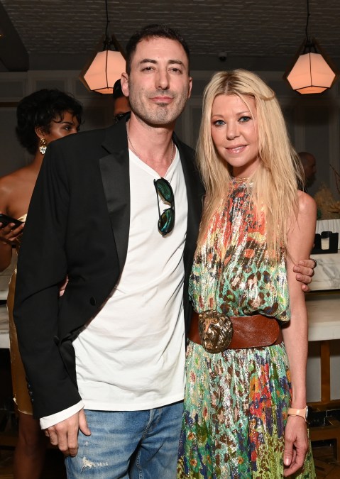 Tara Reid and Nathan Montpetit-Howar