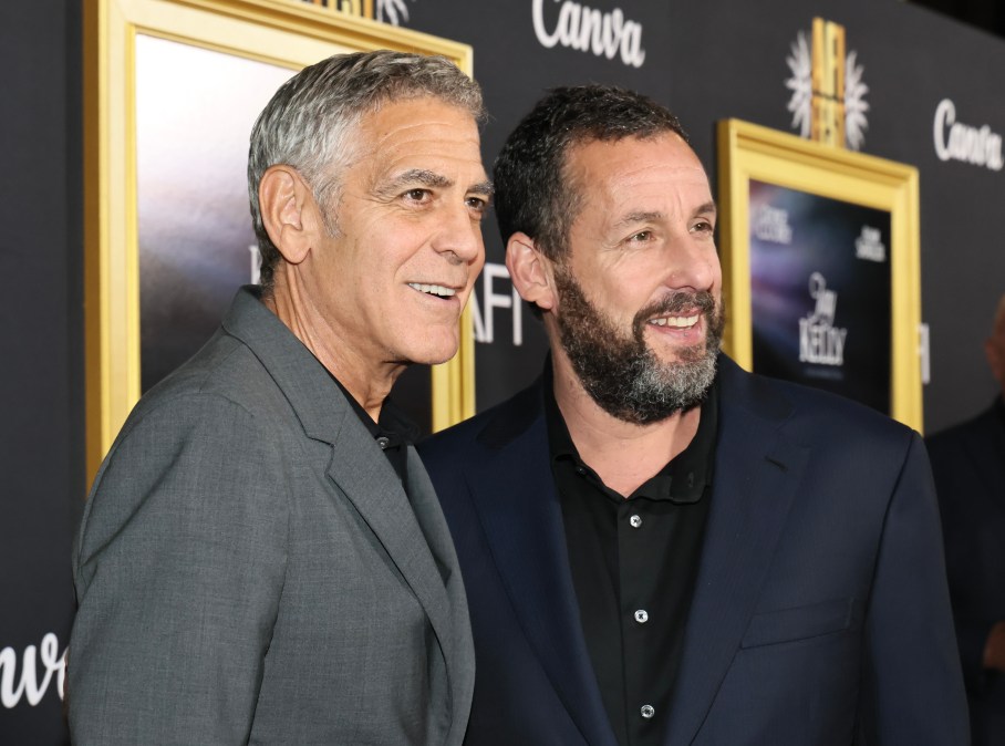 George Clooney and Adam Sandler