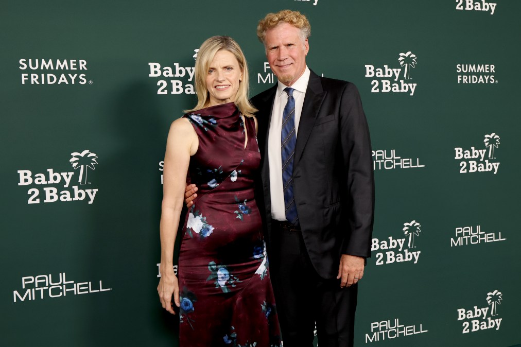 Viveca Paulin and Will Ferrell