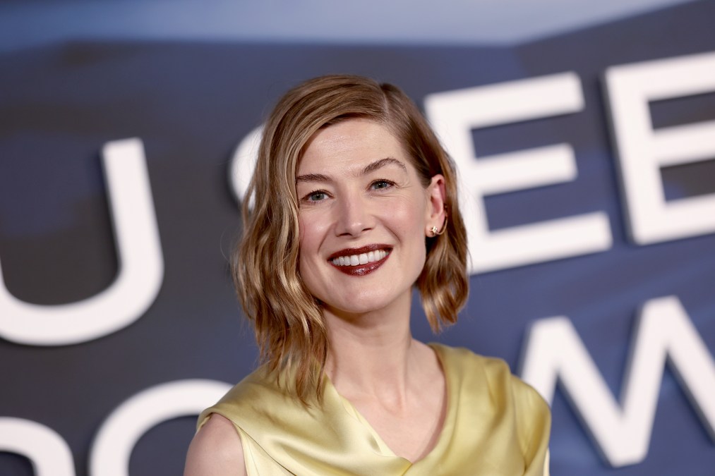 Rosamund Pike attends Lionsgate's "Now You See Me: Now You Don't" New York Premiere 