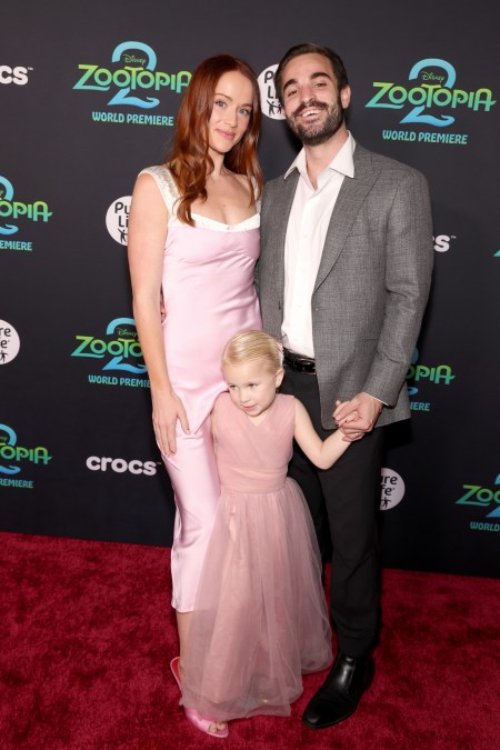 Whitney Leavitt and Conner Leavitt attend the world premiere of Zootopia 2
