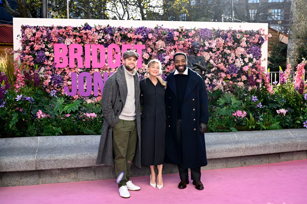 Leo Woodall, Renée Zellweger and Chiwetel Ejiofor 