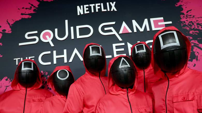 Squid Game Guards attend the Squid Game: The Challenge Season 2 Finale Event