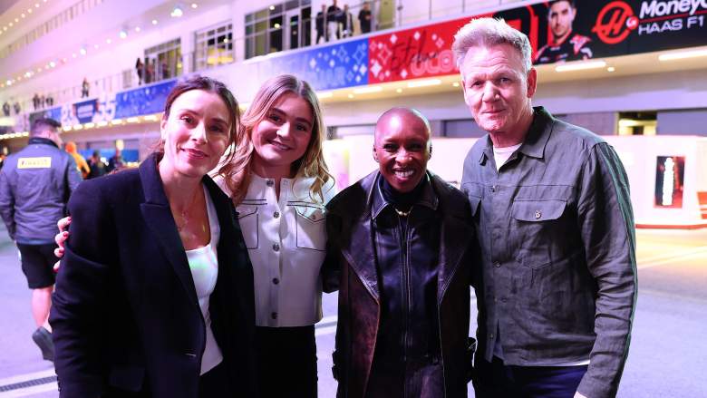Tana Ramsay, Tilly Ramsay, Cynthia Erivo, and Gordon Ramsay.