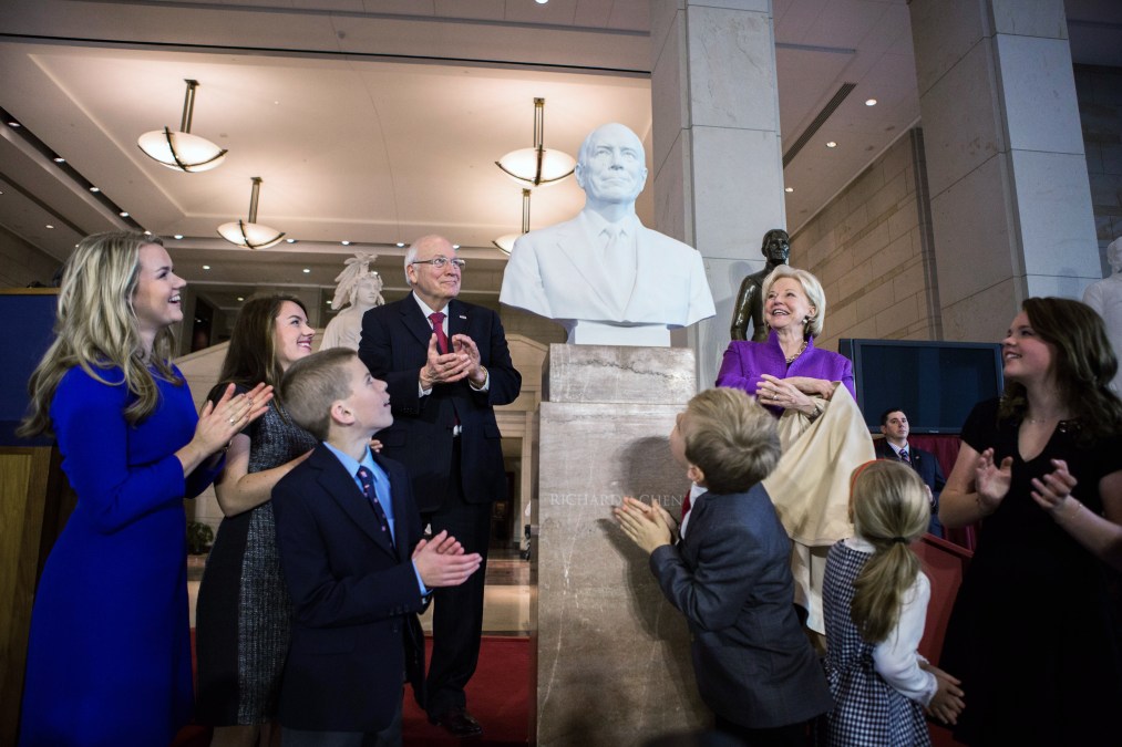 Dick Cheney and his family, including his grandchildren
