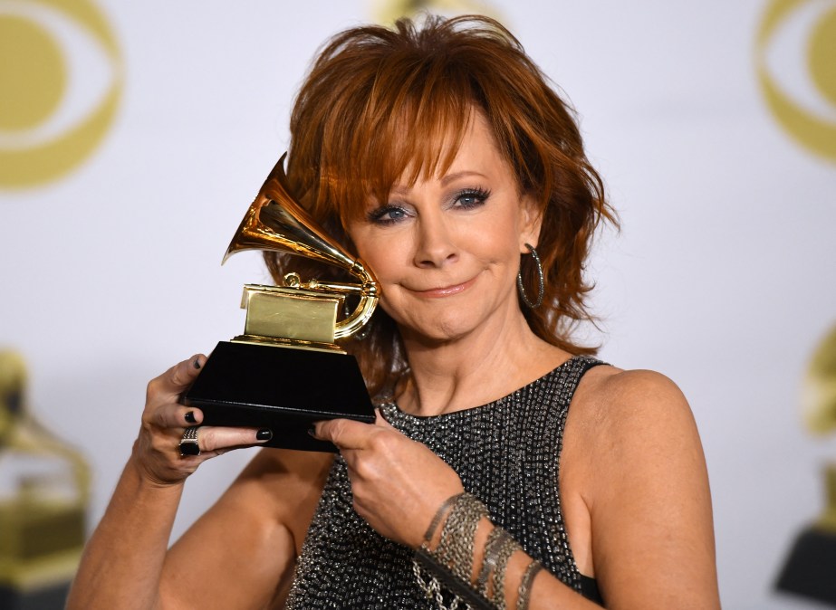 Recording artist Reba McEntire, winner of the Best Roots Gospel Album award for 'Sing It Now: Songs of Faith & Hope,'