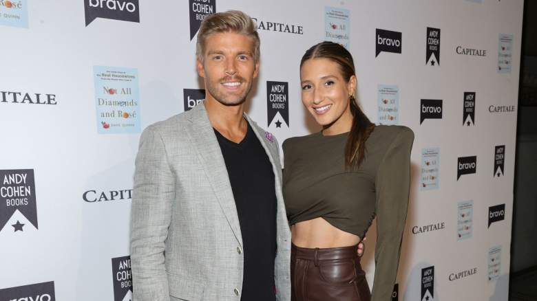 Kyle Cooke and Amanda Batula attend the launch party for the book "Not All Diamonds and Rosé: The Inside Story of The Real Housewives from the People Who Lived It" at Capitale on October 19, 2021 in New York City