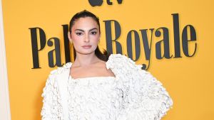 Paige DeSorbo attends Apple TV Hosts "Palm Royale" Season 2 Celebration - Arrivals at The Sun Rose on October 21, 2025 in West Hollywood, California
