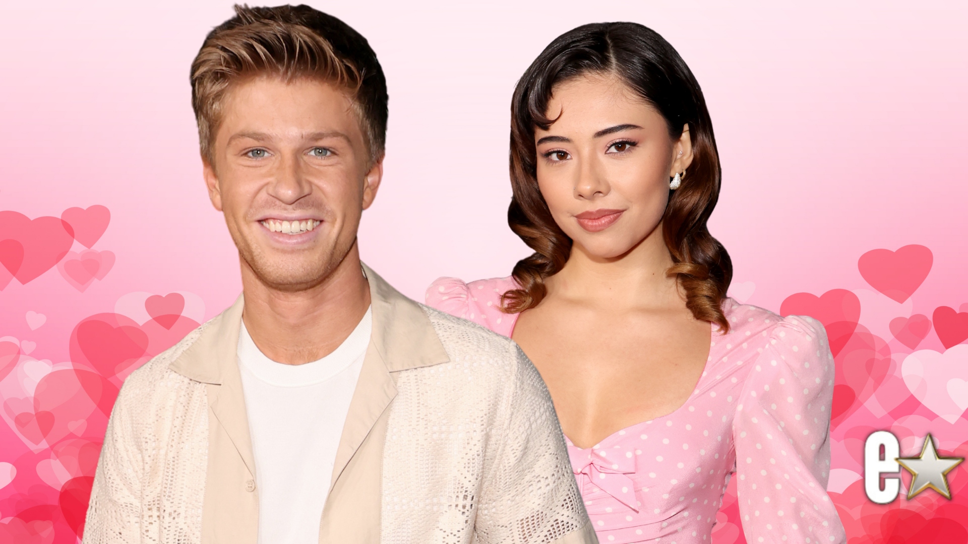 Robert Irwin & Xochitl Gomez pose for photos