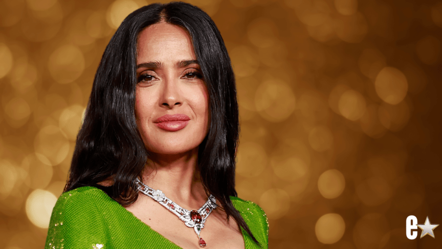 Salma Hayek Drops Jaws in Glamorous Green Gown