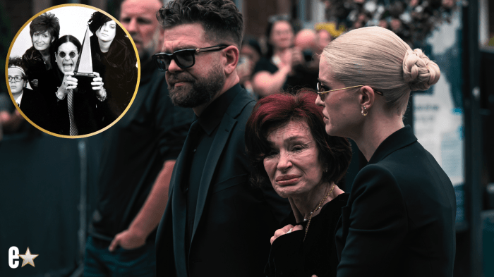 Ozzy's Family at the Funeral