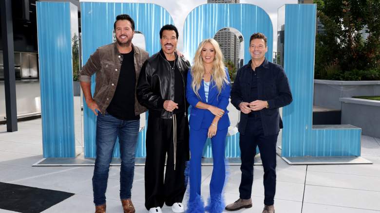 Luke Bryan, Lionel Richie, Carrie Underwood and Ryan Seacrest
