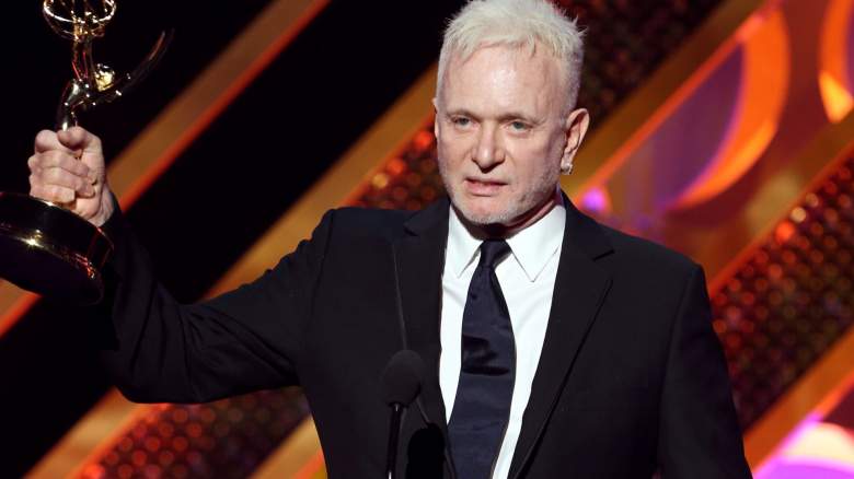 Anthony Geary accepts the Outstanding Lead Actor in a Drama Series award for "General Hospital" onstage during The 42nd Annual Daytime Emmy Awards at Warner Bros. Studios on April 26, 2015