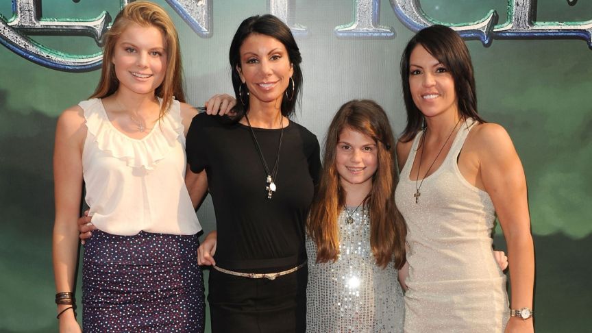 Danielle Staub and her children