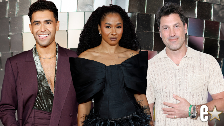 Ezra Sosa, Jordan Chiles, and Maksim Chmerkovskiy