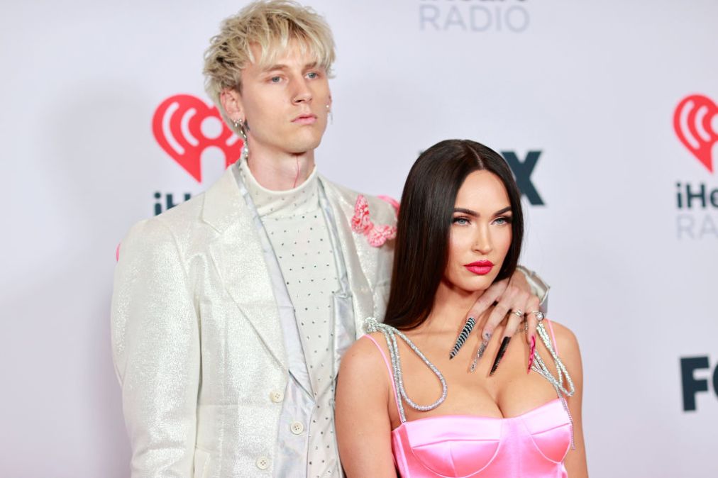 Machine Gun Kelly and Megan Fox attend the 2021 iHeartRadio Music Awards