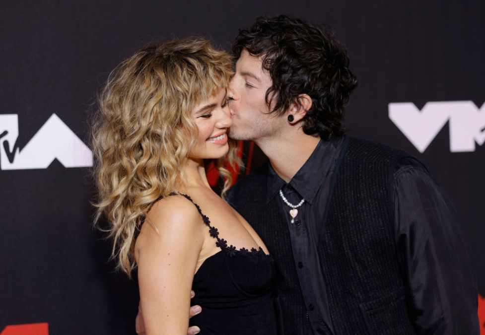 Debby Ryan and Josh Dun attend the 2021 MTV Video Music Awards