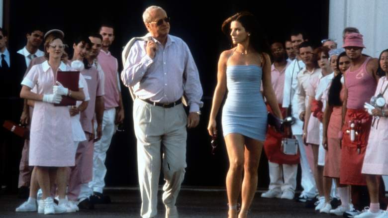 Michael Caine and Sandra Bullock