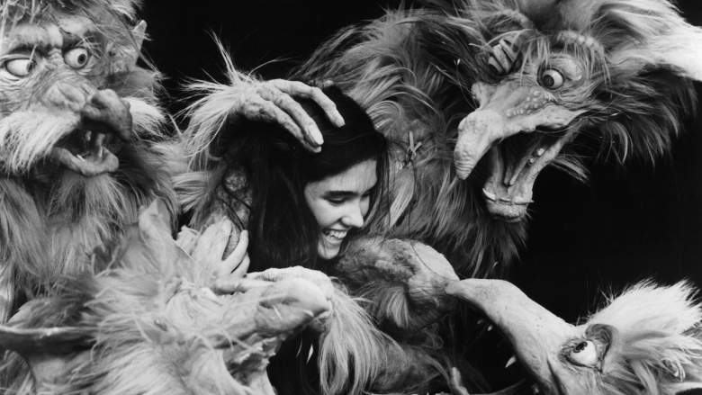 Jennifer Connelly and Fireys in "Labyrinth"