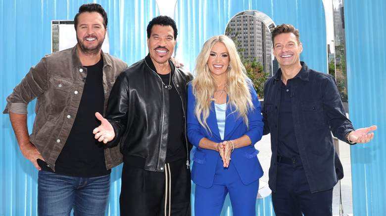 Luke Bryan, Lionel Richie, Carrie Underwood, and Ryan Seacrest
